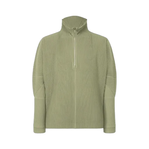 Zip Plissé Top