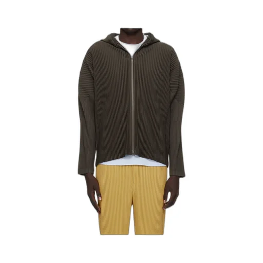 Pleated Hooded Jacket