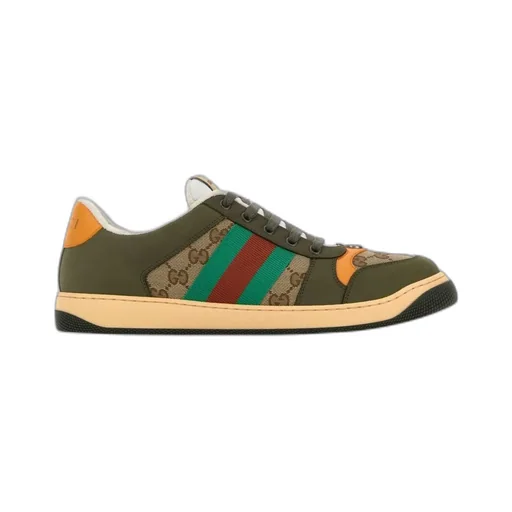 Web Detailed Lace-Up Sneakers