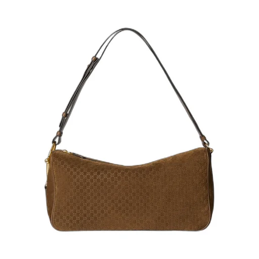 Half Horsebit Large Shoulder Bag