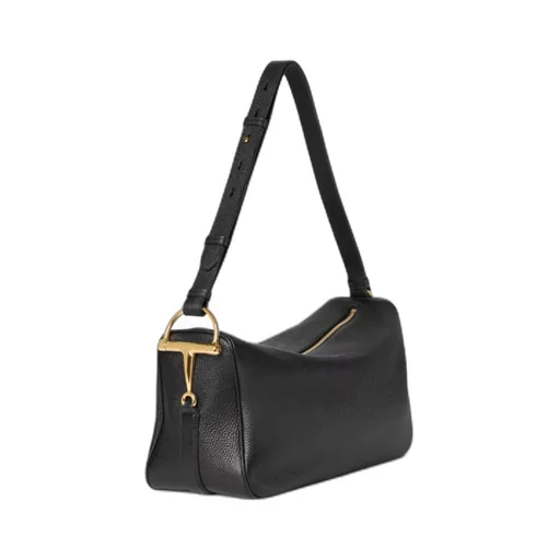 Half Horsebit Large Shoulder Bag