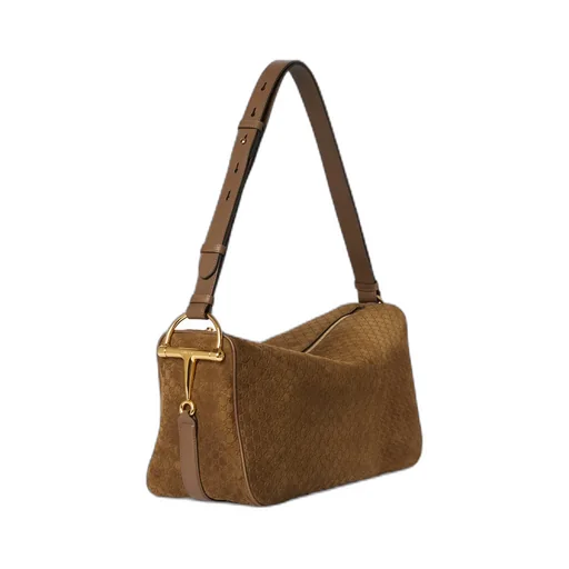 Half Horsebit Large Shoulder Bag