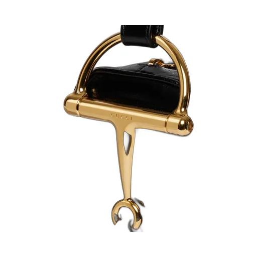Half Horsebit Medium Shoulder Bag