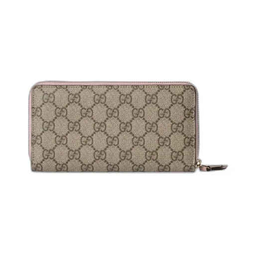 Gg Marmont Bi-Color Zip Around Wallet