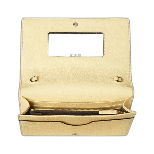 Gg Marmont Bi-Color Wallet On Chain