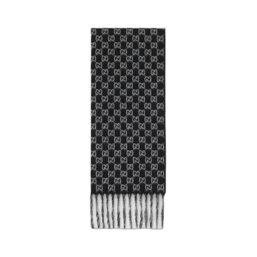 Gg Wool Cashmere Scarf