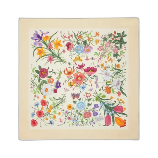 Printed Silk Twill Carré
