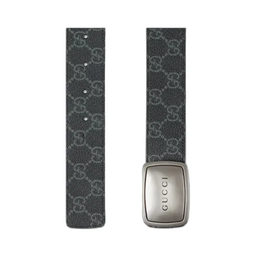 Belt With Plaque Buckle