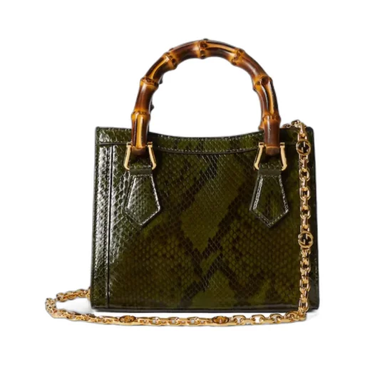 Diana Python Small Tote Bag