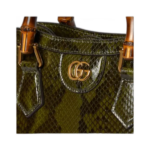Diana Python Small Tote Bag