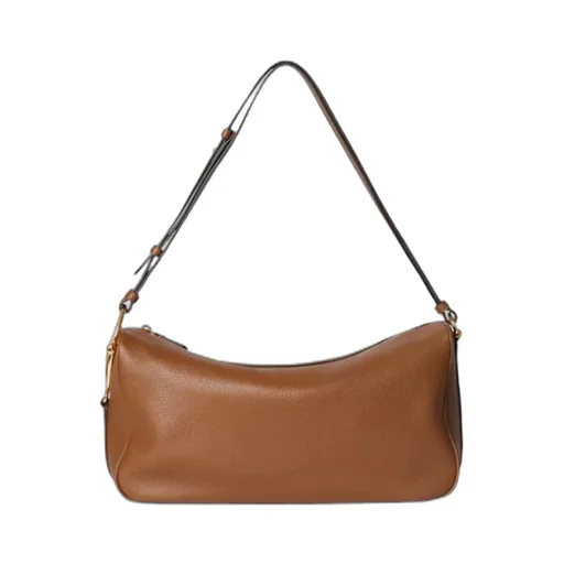 Half Horsebit Large Shoulder Bag