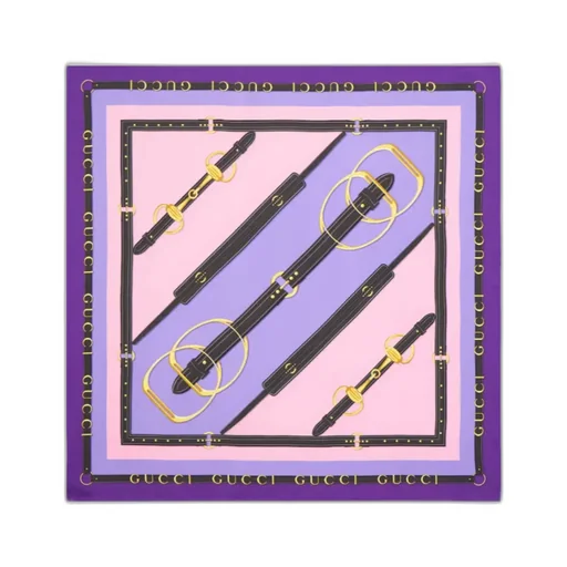 Printed Silk Twill Carré