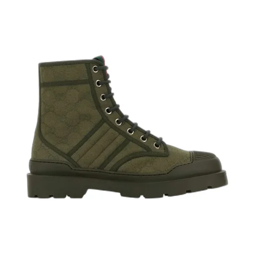 Gg Lace-Up Ankle Boots