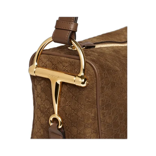 Half Horsebit Large Shoulder Bag