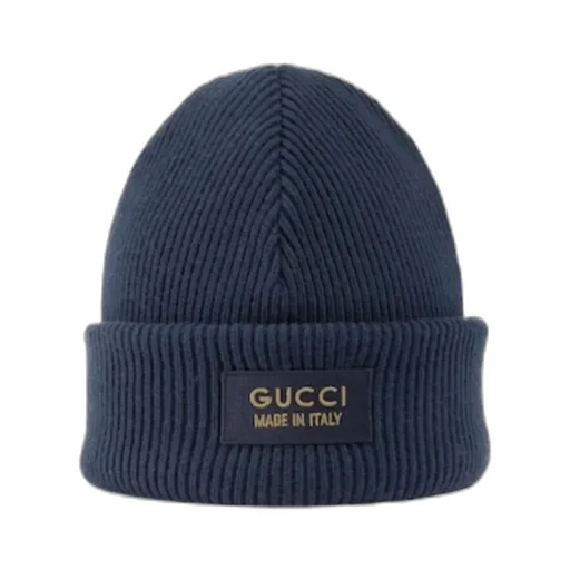 Logo-Patch Wool Beanie