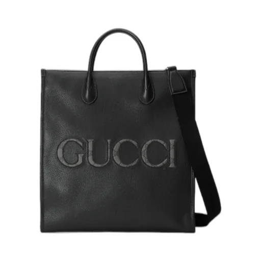 Gg Embossed Medium Tote Bag