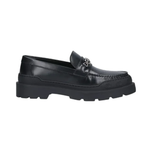 Logo Plaque Slip-On Loafers