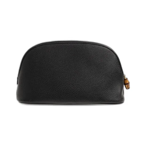 Logo Plaque Makeup Bag