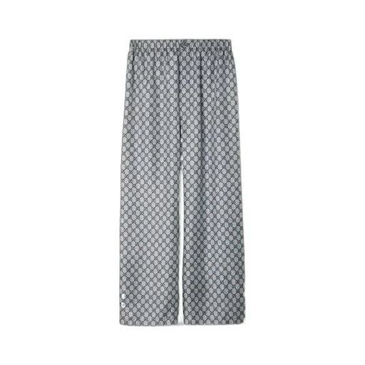 Monogrammed Elasticated Waist Trousers