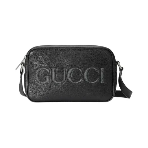 Mini Logo-Appliqué Leather Shoulder Bag
