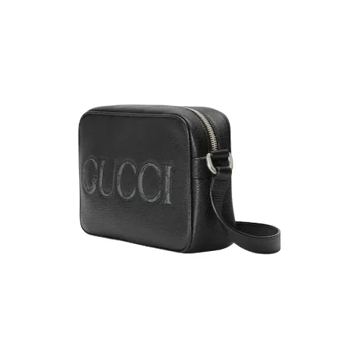 Mini Logo-Appliqué Leather Shoulder Bag