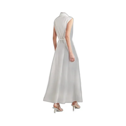 Sleeveless Belted Maxi Dress