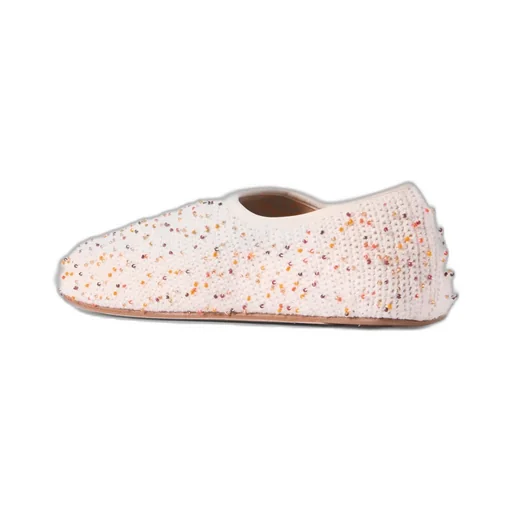 Callie Beaded Crochet Ballet Flats