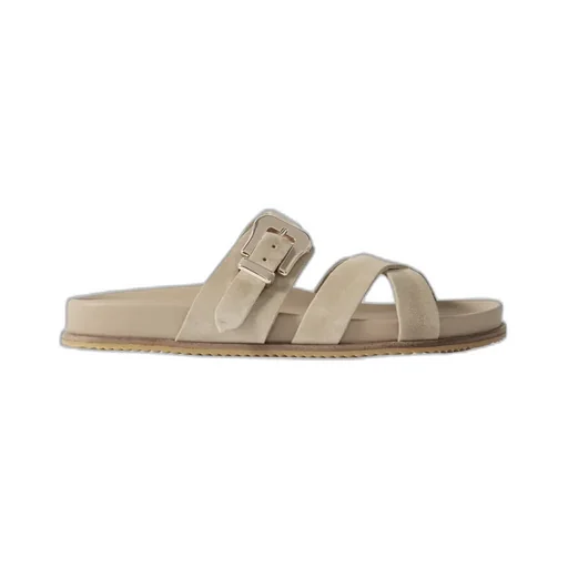 Open-Toe Flat Sandals