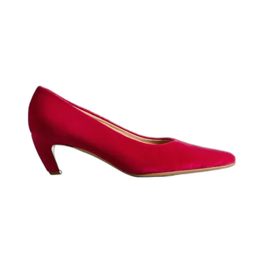 Cross-Heeled High Heels