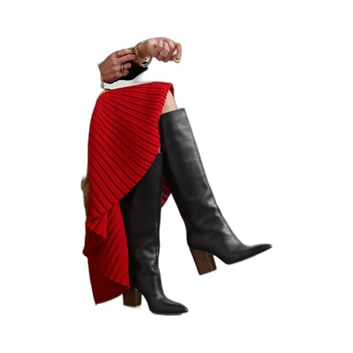 Chunky Heeled Boots