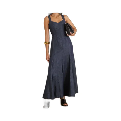 Denim Maxi Dress