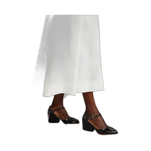 Chunky High Heel Pumps
