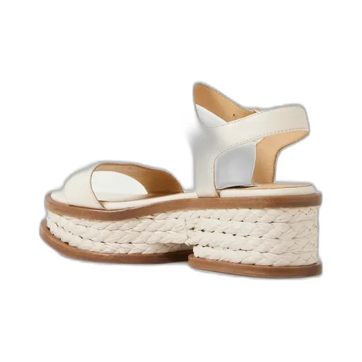 Round-Toe Platform Sandals
