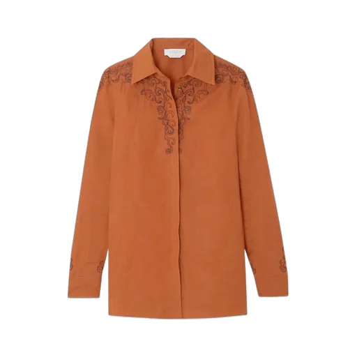 Collared Long-Sleeved Shirt