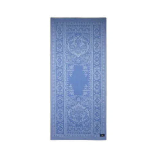 Silk-Blend Scarf With Geometric Motif