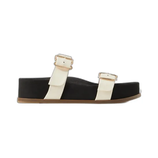 Round-Toe Platform Sandals