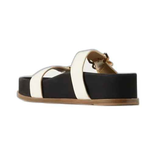 Round-Toe Platform Sandals