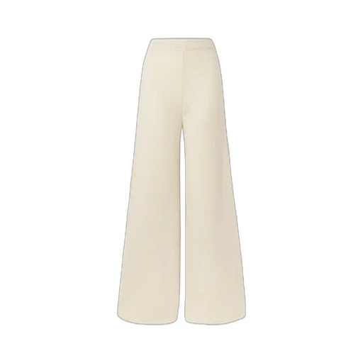 Openwork Knit Flared Pants