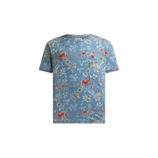 Cotton T-Shirt With Floral Print