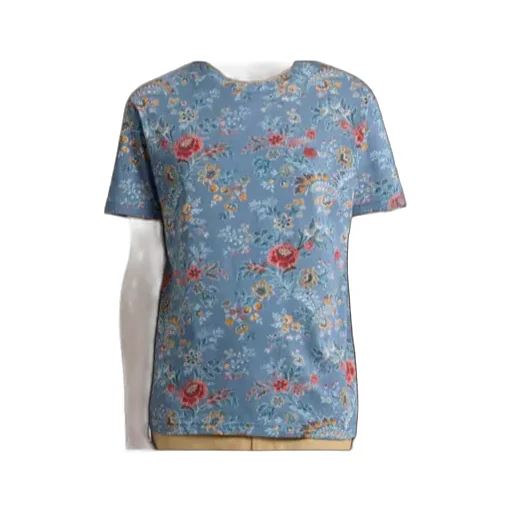 Cotton T-Shirt With Floral Print