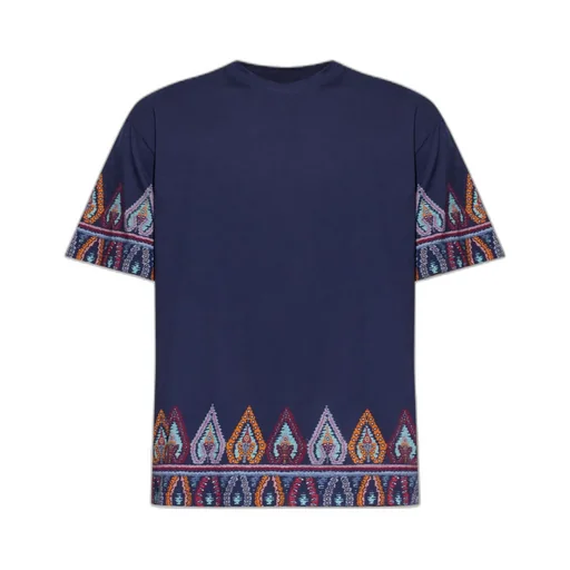 Patterned Crewneck T-Shirt