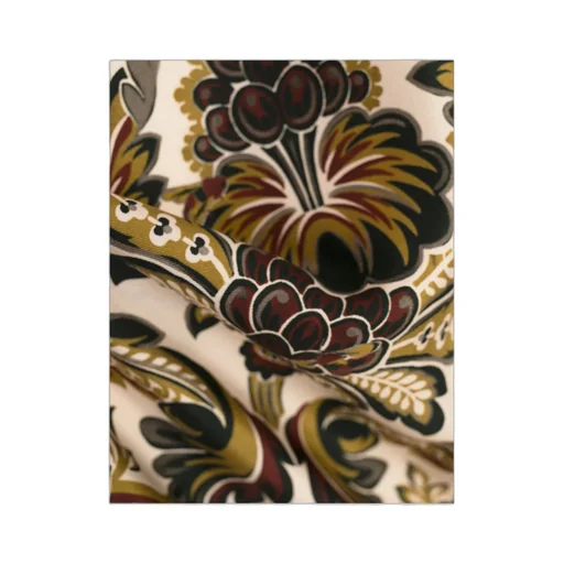 Paisley Print Satin Shirt
