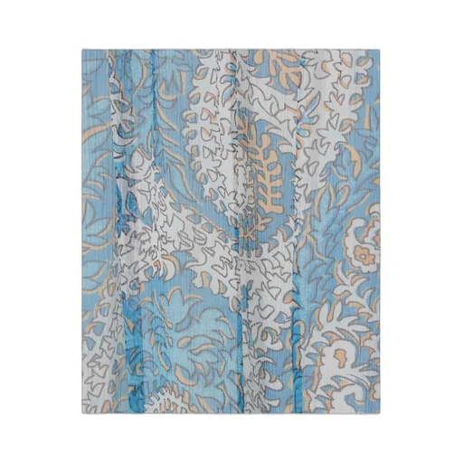 Pattern-Printed Flounced Skirt