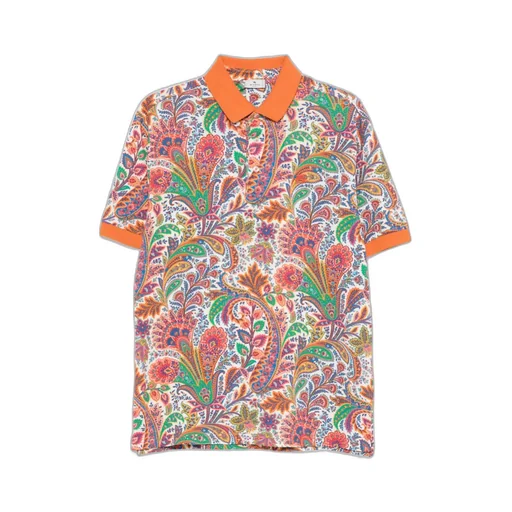 Paisley-Print Polo Shirt