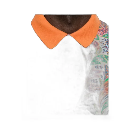Paisley-Print Polo Shirt