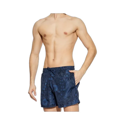 Paisley-Print Swim Shorts