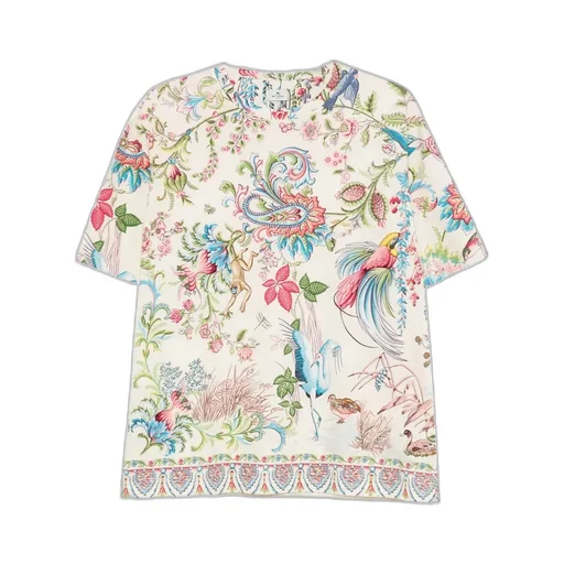 Patterned Crewneck T-Shirt