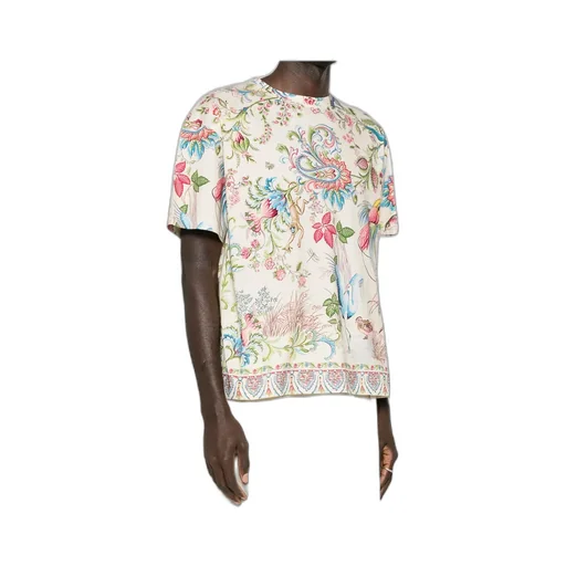 Patterned Crewneck T-Shirt