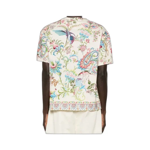 Patterned Crewneck T-Shirt