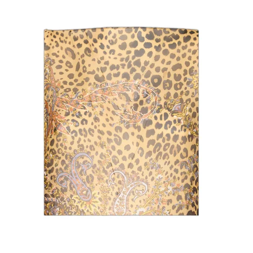 Paisley Printed Draped Poncho